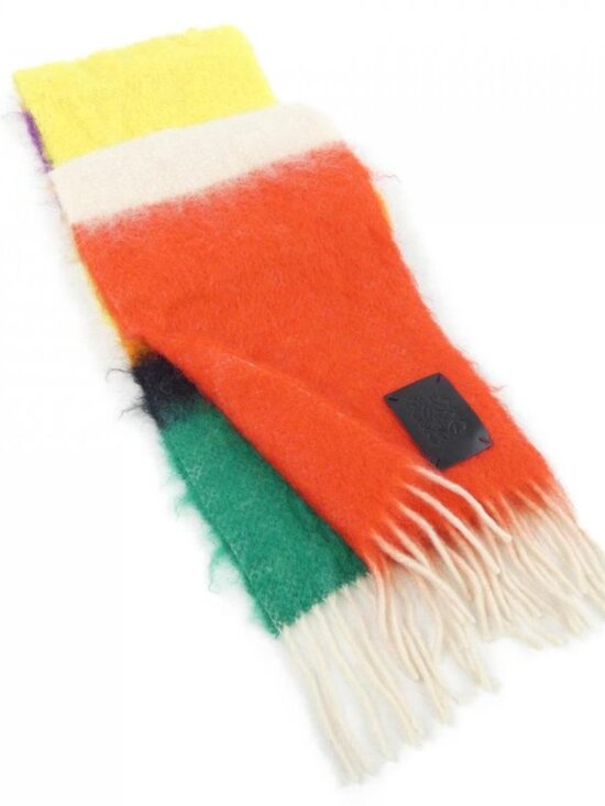 Loewe Accessories - Loewe Scarf Red Yellow Orange